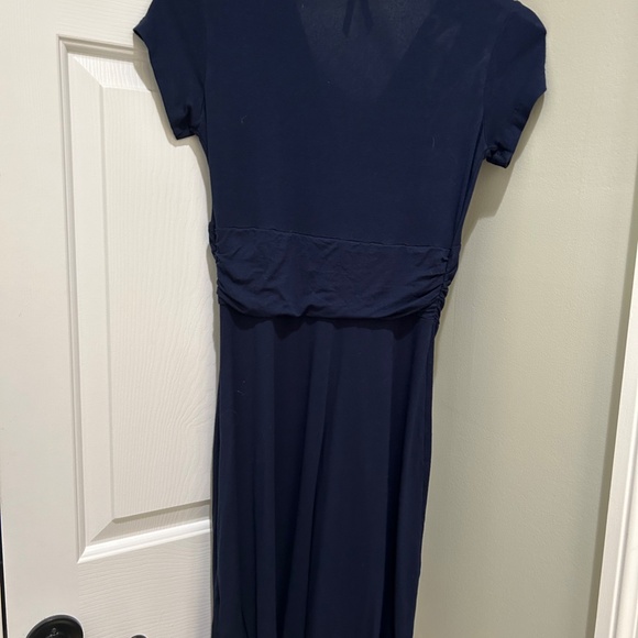 Seraphine Jolene | Navy Blue Knot Front Maternity - Picture 3 of 3